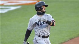 馬林魚新秀Eddy Alvarez。（圖／美聯社／達志影像）