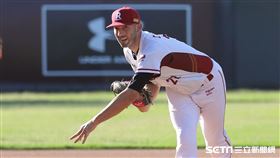 ▲樂天桃猿先發投手卡本特。（圖／記者劉彥池攝影）