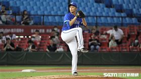 ▲富邦悍將先發投手陳仕朋。（圖／記者劉彥池攝影）
