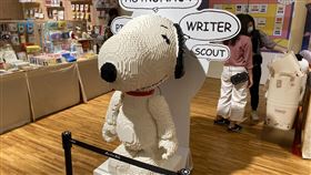 故事大飯店主題展　史努比巨型積木吸睛（1）誠品推出「故事大飯店」主題特展，6日在誠品信義店盛大開幕，集結10大經典角色，在史努比（Snoopy）主題房內並展超可愛史努比巨型積木。中央社　109年8月6日