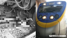 彰化區間車撞死人／翻攝畫面