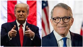 美國俄亥俄州長Mike DeWine、總統川普（合成圖／翻攝自Mike DeWine、川普臉書）
