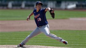 ▲前田健太6局失3分勝投被搞掉。（圖／美聯社／達志影像）