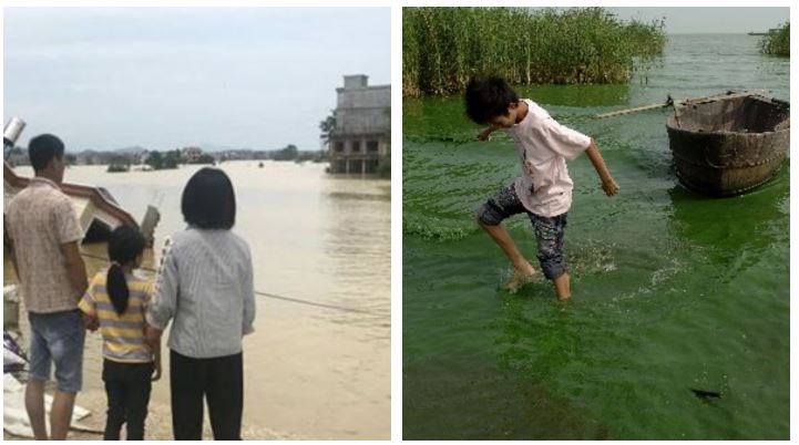 長江水退安徽竟飄濃濃屍臭？真相曝光