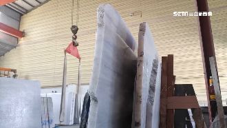 大理石廠工安意外　半噸石板重壓工人