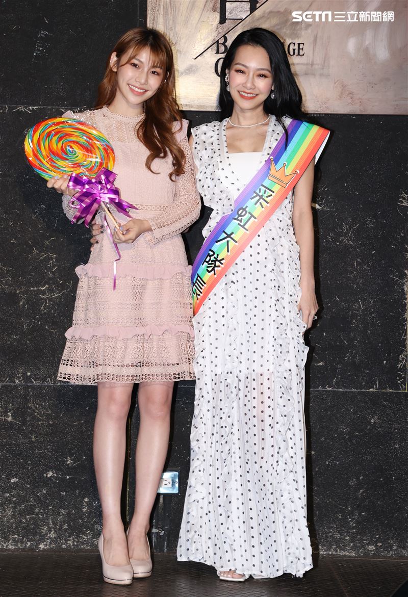 王思佳非常欣賞采子的才華。（記者邱榮吉/攝影）