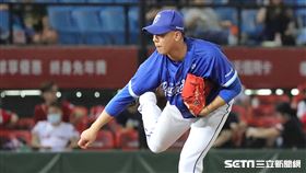 ▲富邦悍將投手林晨樺。（圖／記者劉彥池攝影）