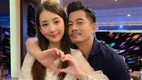 郭富城/老婆方媛。微博