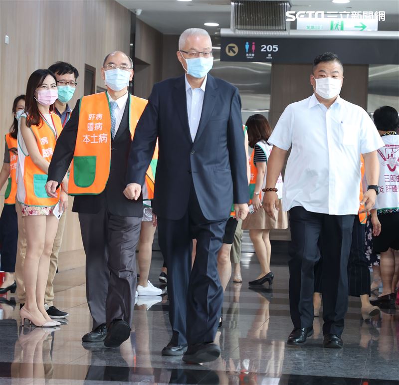 吳敦義出席肝基會26周年慶。（記者邱榮吉/攝影）