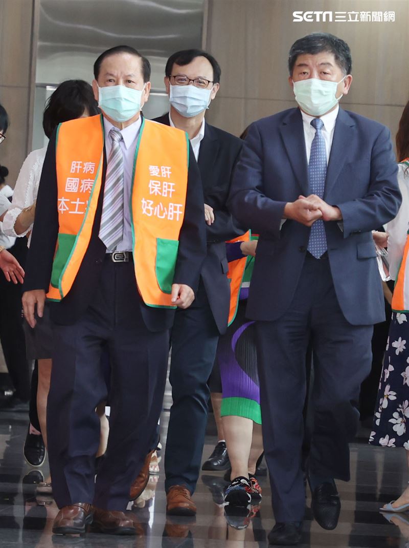 肝基會26周年慶衛生福利部部長到場祝賀。（記者邱榮吉/攝影）