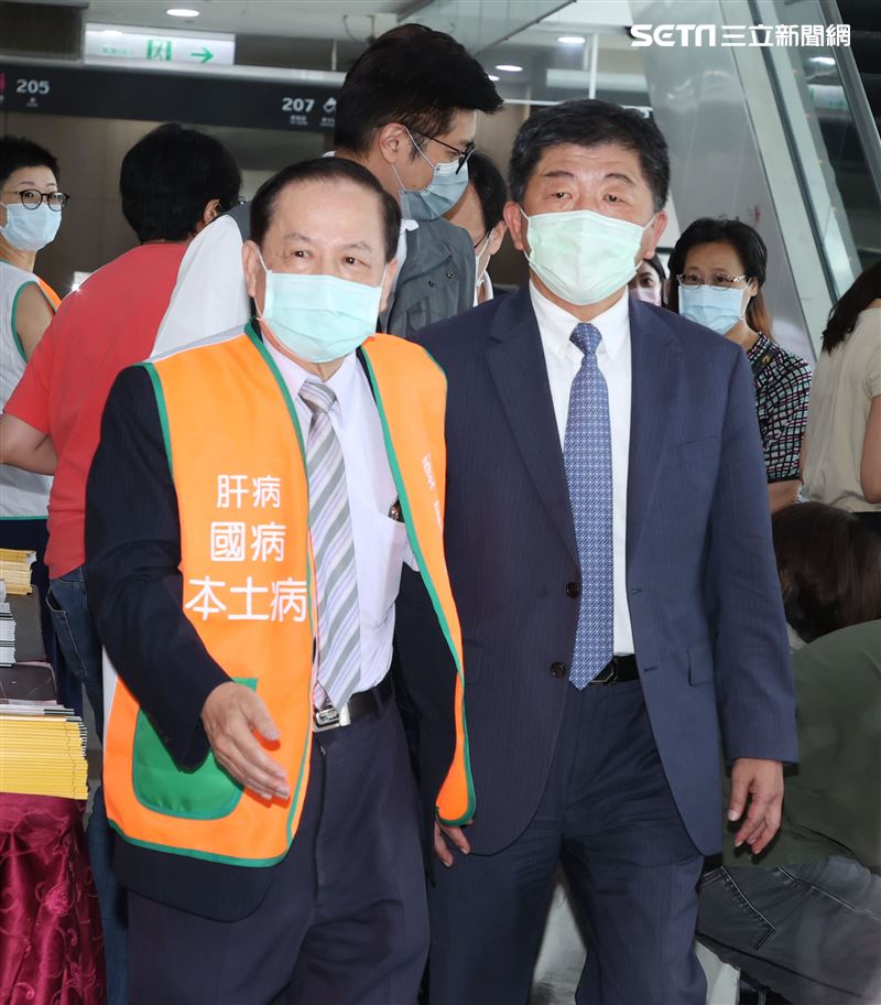 肝基會26周年慶衛生福利部部長到場祝賀。（記者邱榮吉/攝影）