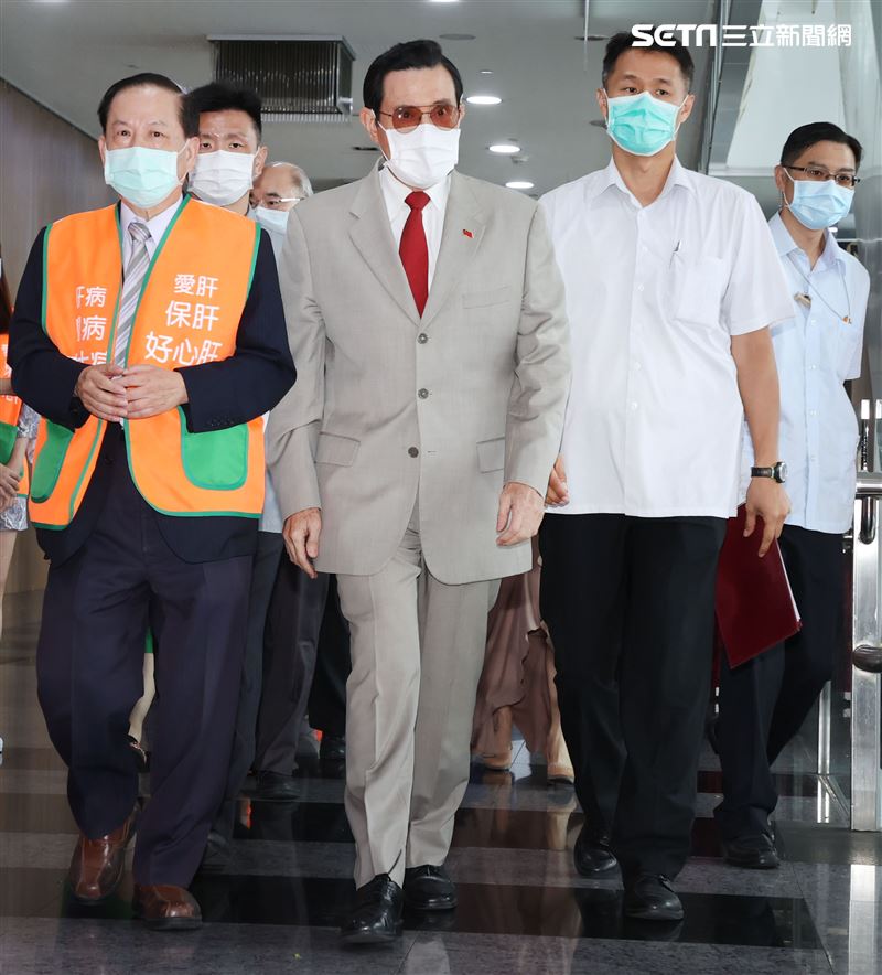 前總統馬英九出席肝基會26周年慶。（記者邱榮吉/攝影）