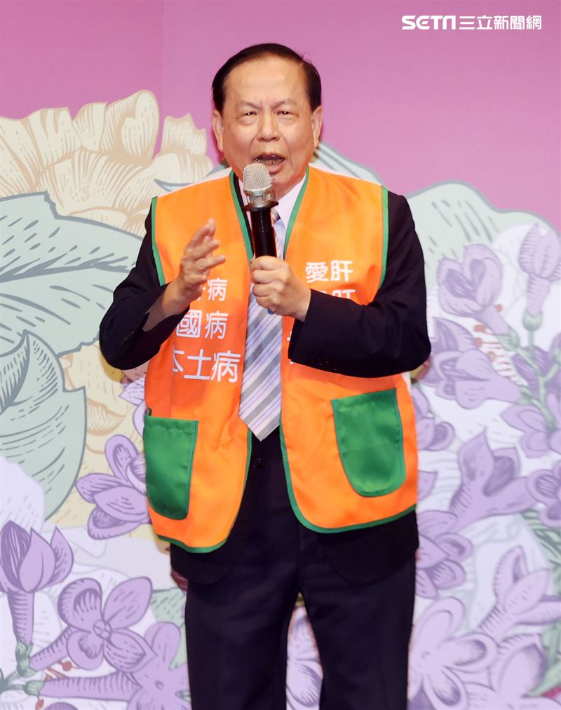 肝基會26周年慶董事長許金川感謝各界善心人士的愛心暖流襄助。（記者邱榮吉/攝影）