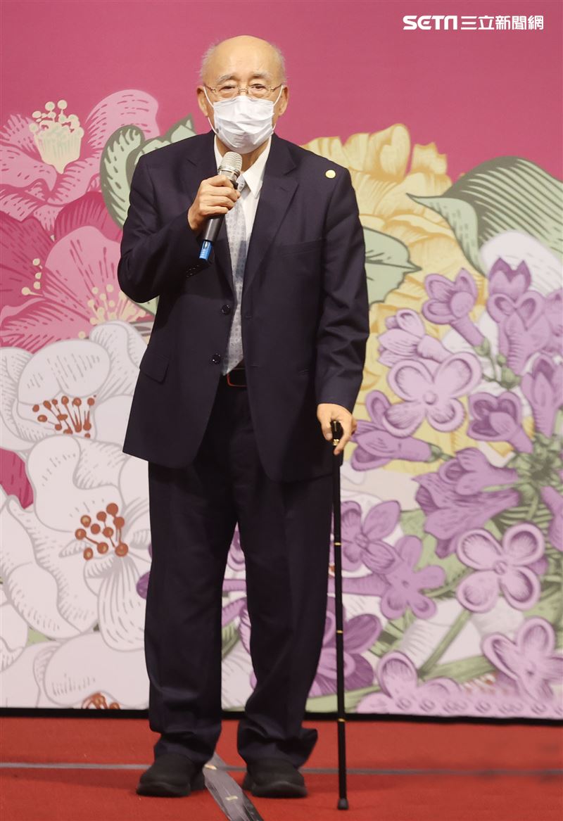 吳伯雄出席肝基會26周年慶。（記者邱榮吉/攝影）