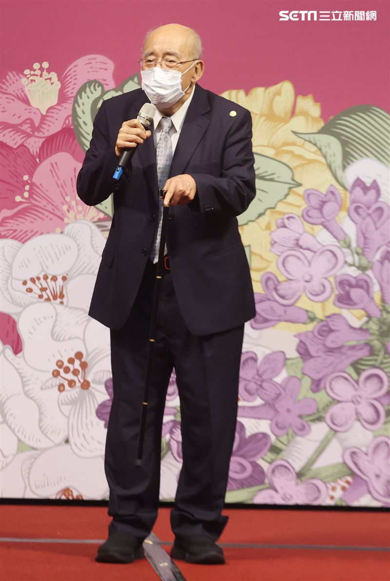 吳伯雄出席肝基會26周年慶。（記者邱榮吉/攝影）