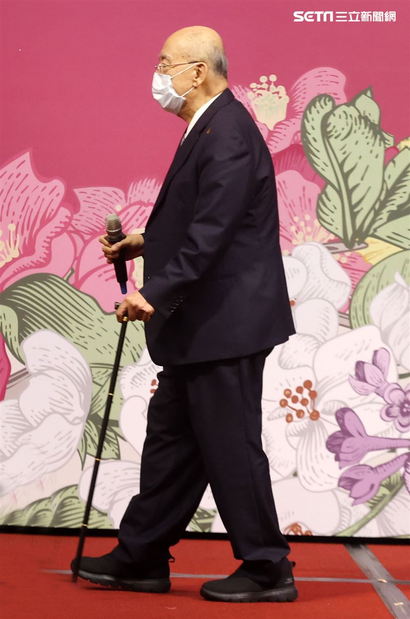 吳伯雄出席肝基會26周年慶。（記者邱榮吉/攝影）