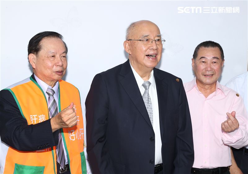 吳伯雄出席肝基會26周年慶。（記者邱榮吉/攝影）