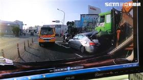 貨車,煞車失靈,五光路,連環撞,台中