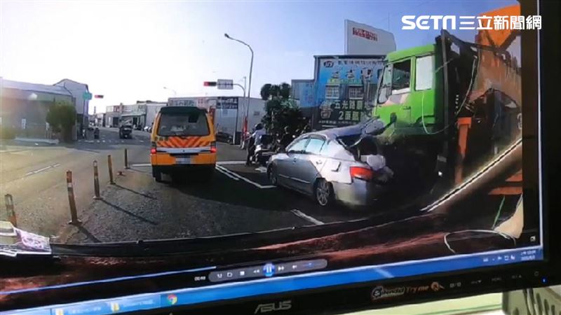 大貨車煞不住連撞5車　險波及娃娃車