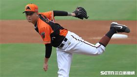 ▲統一獅先發投手江辰晏。（圖／記者劉彥池攝影）
