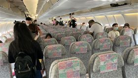  長榮偽出國班機,三麗鷗彩繪機,（圖／記者陳宜加攝影）