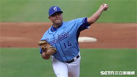 ▲富邦悍將先發投手邦威。（圖／記者劉彥池攝影）