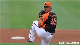 ▲統一獅先發投手施子謙。（圖／記者劉彥池攝影）