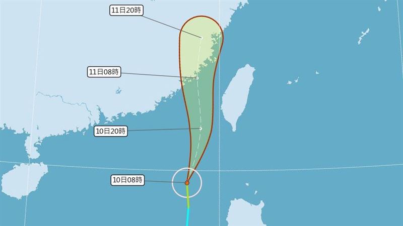 「6號颱」生成　1030海陸警齊發
