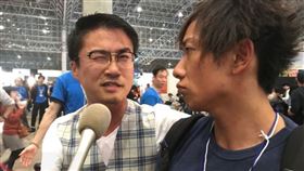 乙武洋匡跟AV男優清水健。(推特)