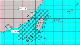 米克拉,6號颱,翻攝自中央氣象局