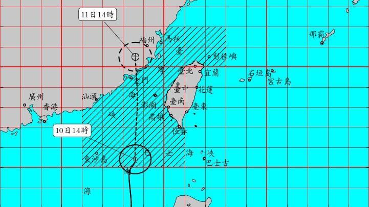 新／米克拉進逼　3縣市恐達豪雨等級