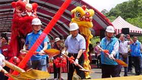 千呼萬喚茄苳交流道聯絡道路穿越中山高動土 預計2022年底完工（圖／新竹縣政府）