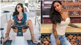  梁云菲,火辣,身材,電臀。翻攝自ig