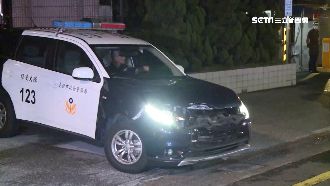 倒車撞毀警車頭　拒檢貨車司機遭制伏