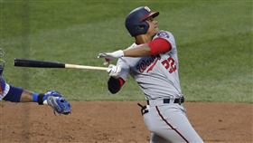 ▲索托（Juan Soto）敲出463英呎全壘打。（圖／美聯社／達志影像）