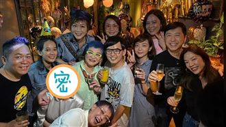 婚變後首露面　張清芳驚現大咖生日趴