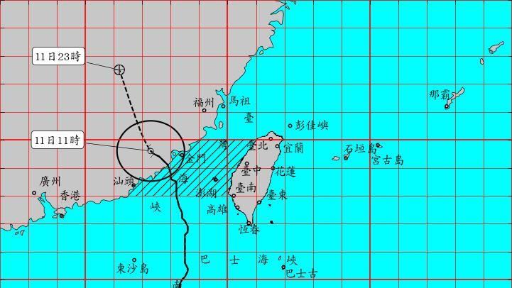 米克拉颱風尾甩雨　屏東、台東防豪雨