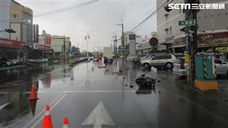 新／雨狂炸！東港騎士遭撞上下身分離