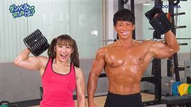 才木鈴佳。日本女星，反差萌少女，健身肌肉。（圖／翻攝自PTT）