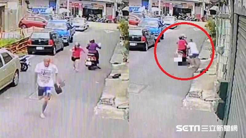 台中爆搶案　「光頭伍佰」囂張畫面曝