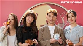 承襲香港傳統的半島精品店，今年乘著盛行的養生之風，邀知名飲食生活作家葉怡蘭設計「以茶佐餐」月餅搭配提案。（圖／半島精品店提供）