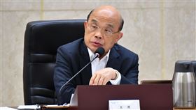 行政院長蘇貞昌4日主持治安會報。（圖／行政院提供）