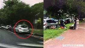 推愛妻洗腎，老夫妻遭撞／翻攝畫面