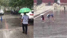 北京入汛最強降雨（圖／翻攝自微博）