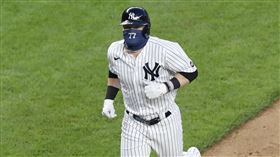 ▲頂替史坦頓上大聯盟，佛雷澤（Clint Frazier）首打席開轟。（圖／美聯社／達志影像）