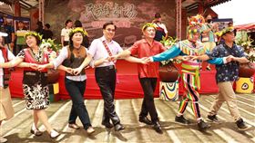 原住民族文化園區民族劇場動工（1）台灣原住民族文化園區民族劇場12日動工，以傳統祈福儀式向祖靈傳達民族劇場即將新建。（原民會提供）中央社記者郭芷瑄傳真　109年8月12日