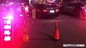 台中警掃蕩黑幫；酒測、臨檢／翻攝畫面