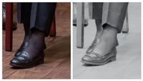 蔡英文疑似脫鞋？韓粉嗆丟臉慘遭打臉。（圖／翻攝自Dcard）