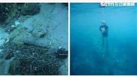 獨／知名婚攝浮潛驚見「寶特瓶海」　墾丁勝地慘變調(圖/伊藤瑞提供)