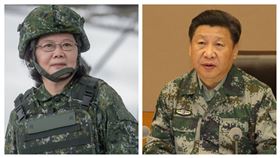 蔡英文、習近平（組合圖）